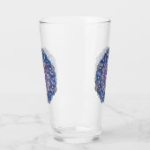 Verre Rosace bleue (Gauche)