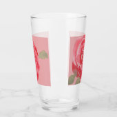 Verre Rose aquarelle (Gauche)