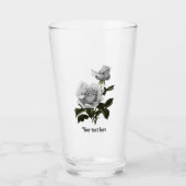 Verre Rose blanche Grimoire (Devant)