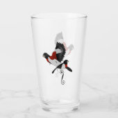 Verre Rose Breasted Grosbeak (Dos)