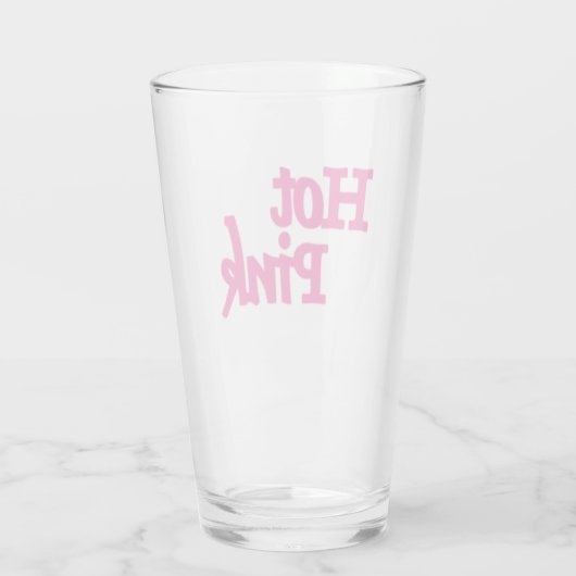 Verre rose chaud (Dos)