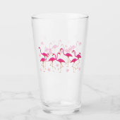 Verre rose de boissons de Flamants roses (Devant)