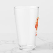 Verre Rose de Tangerine tropicale (Droite)