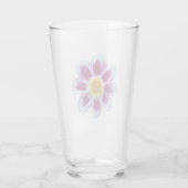 Verre Rose et blanc Varié Dahlia Floral (Dos)