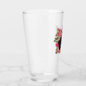 Verre Rose floral D20 Tabletop RPG Jeu Dice (Droite)