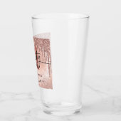 Verre Rose Gold Faux Parties scintillant & Foil 21e anni (Gauche)