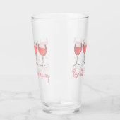 Verre Rosé le jour loin Vino Vins Blush (Droite)