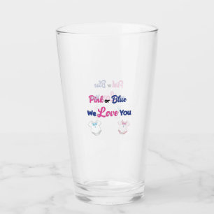 Verre Rose ou bleu nous vous aimons que le genre