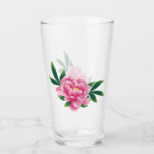 Verre rose Peony (Devant)