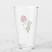 Verre Rose rouge à longue tige (Dos)
