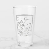 Verre Rose Sketch and Starlight Silkscreen glassware (Dos)
