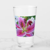 Verre Rose Stargazer Lily Floral (Devant)
