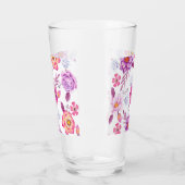 Verre Rose violette (Gauche)