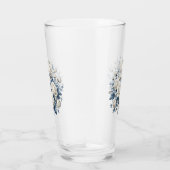 Verre Roses Blanches Et Oiseaux (Droite)