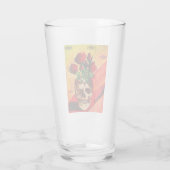 Verre Roses de sang dans le vase à crâne (Dos)