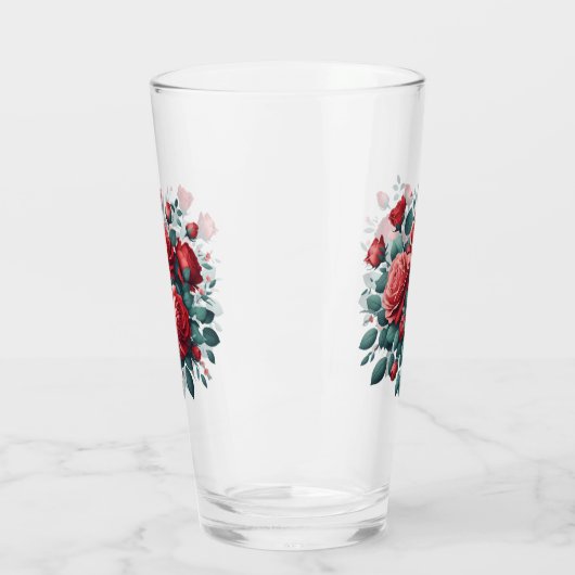 Verre Roses rouges (Gauche)