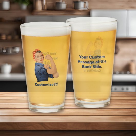 Verre Rosie la riveuse