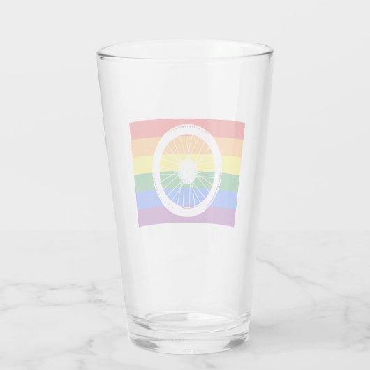 Verre Roue cyclable de la Fierté (Dos)