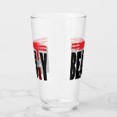 Verre Rouge à lèvres de typographie de beauté (Gauche)