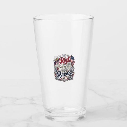 Verre Rouge Blanc & Bières Conception de chemise de bièr (Devant)