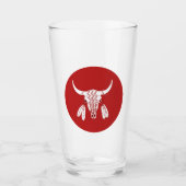 Verre Rouge Ghost Dance Buffalo (Devant)