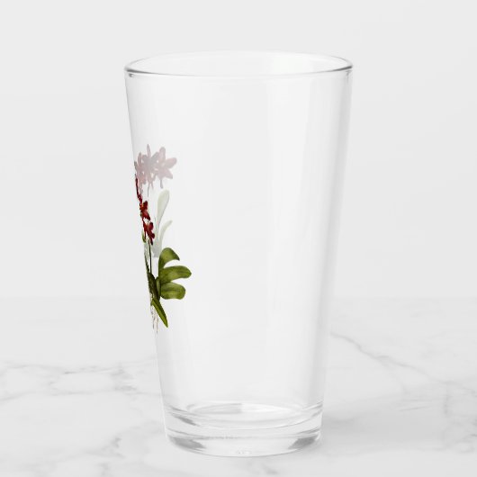 Verre rouge orchidée (Gauche)