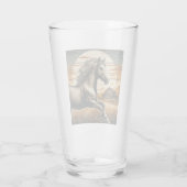 Verre Rouille/cheval vintage/Ouest (Dos)