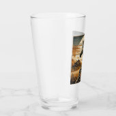 Verre Rouille/cheval vintage/Ouest (Droite)