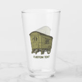 Verre Roulotte de Caravane Tsigane (Dos)
