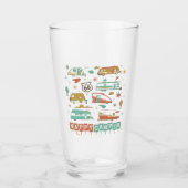 Verre Route 66 Happy Camper (Devant)