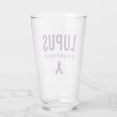 Verre Ruban de sensibilisation Lupus pourpre (Dos)