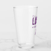 Verre Ruban de sensibilisation Lupus pourpre (Droite)