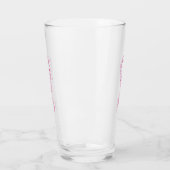 Verre Ruban Inspiration du cancer du sein (Gauche)