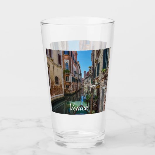 Verre Rue étroite avec canal à Venise (Devant)