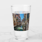 Verre Rue étroite avec canal à Venise (Dos)