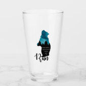 Verre Run Motivation Trouve Vous Drôle Ours Graphique (Devant)