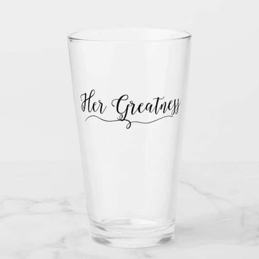 Verre "Sa grandeur" (Devant)