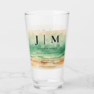 Verre Sable de l'océan Plage Mariage Saison de fête Été