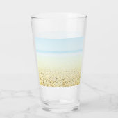Verre Sable et mer Calme Côté (Dos)