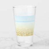 Verre Sable et mer Calme Côté (Devant)