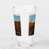 Verre Saguaro Sunset I Arizona Désert Paysage (Gauche)