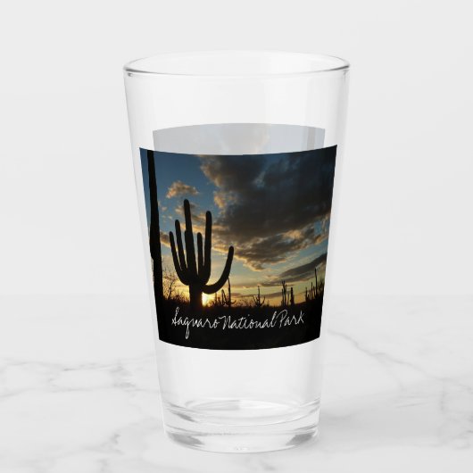 Verre Saguaro Sunset II Arizona (Devant)