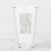 Verre Saint Anselme de Canterbury Docteur de l'Église (Dos)