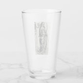 Verre Saint Barbara et sa tour (Dos)