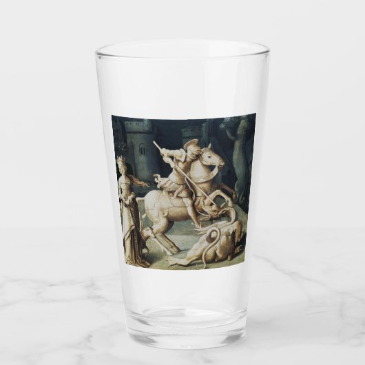 Verre Saint George et le Dragon (Devant)