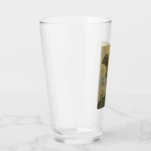 Verre Saint George Patron d'Angleterre (Droite)