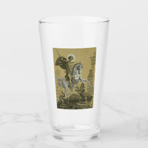 Verre Saint George Patron d'Angleterre