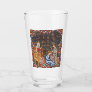 Verre Saint Louis IX de France Protecteur des Rois Art