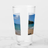Verre Saint Lucia Beach Paysage tropical (Gauche)