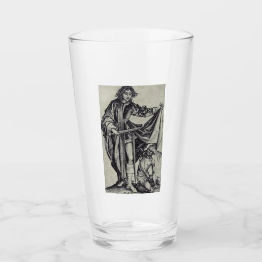 Verre Saint Martin de Tours Gravure d'art (Devant)